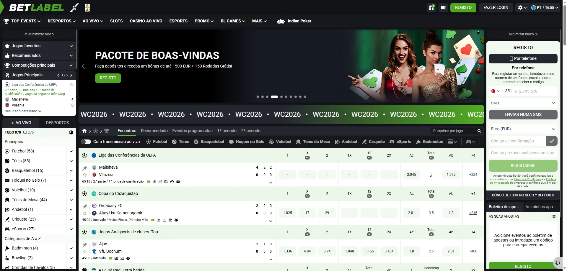 BetLabel Casino Brasil &mdash; vis&atilde;o geral da plataforma de jogos online